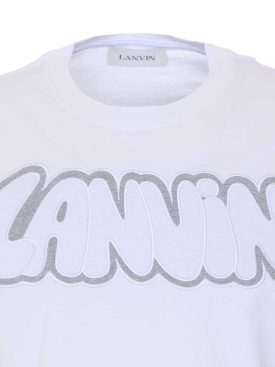 26SS 랑방 반팔 티셔츠 TS0012J31501 White - LANVIN