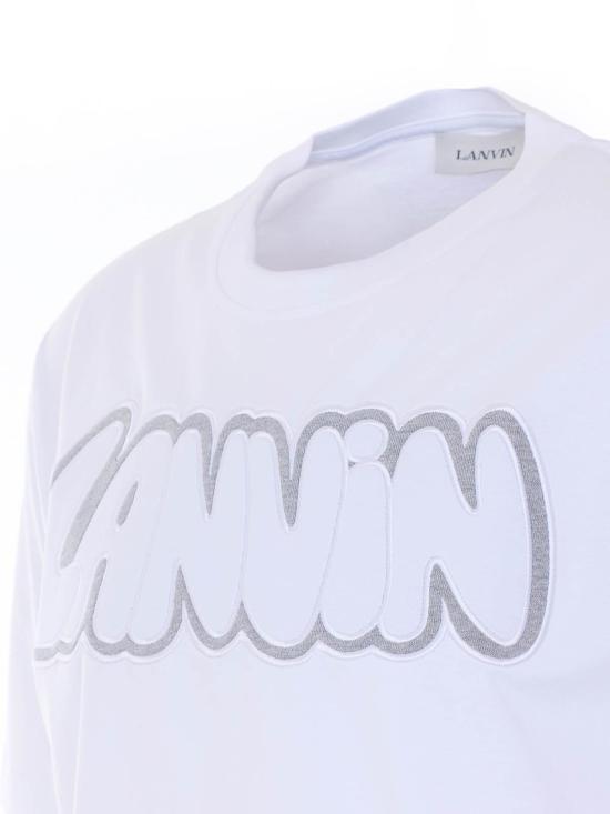 26SS 랑방 반팔 티셔츠 TS0012J31501 White - LANVIN