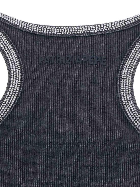 26SS 파트리지아페페 민소매 티셔츠 8M1787J373S763 Grey - PATRIZIA PEPE