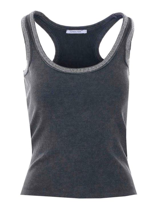 26SS 파트리지아페페 민소매 티셔츠 8M1787J373S763 Grey