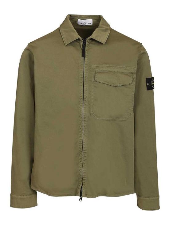 26SS 스톤 아일랜드 긴팔 셔츠 1200015S0012V005G Green