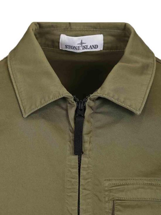 26SS 스톤 아일랜드 긴팔 셔츠 1200015S0012V005G Green - STONE ISLAND