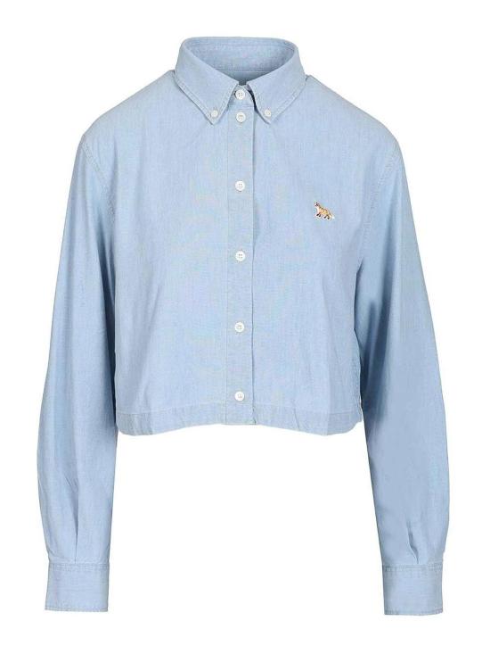 26SS 메종키츠네 셔츠 QW00402WC50060434 Light Blue