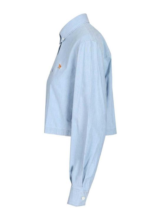 26SS 메종키츠네 셔츠 QW00402WC50060434 Light Blue - MAISON KITSUNE