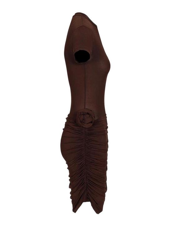 26SS 로테이트 바이 크리스텐슨 숏 원피스 11594129102910 Brown - ROTATE BY BIRGERCHRISTENSEN
