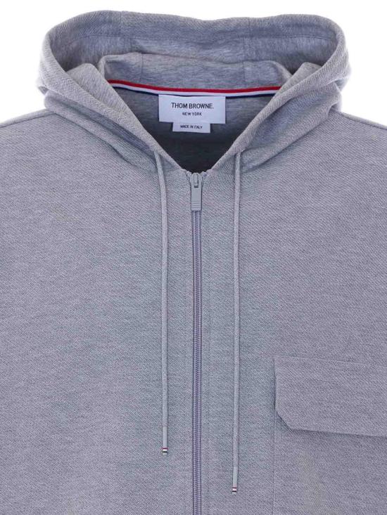 26SS 톰브라운 더블 페이스 테크 트윌 오버사이즈 암밴드 파카 MJT567AJ0250050 Grey - THOM BROWNE