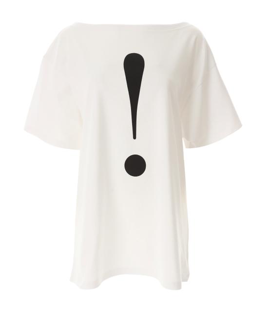  모스키노 반팔 티셔츠 0703 0442 1001 BIANCO NERO