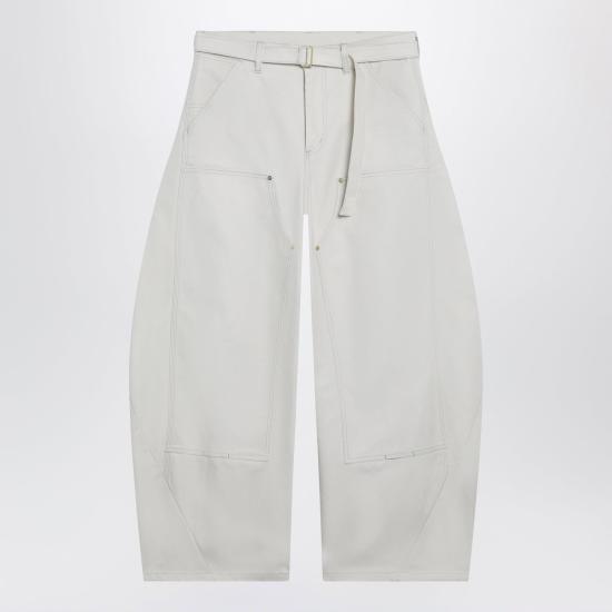 26SS 사카이 X 칼하트 WIP 스트레이트 팬츠 2603992MDE 199 WHITE