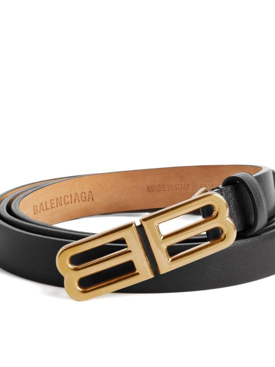 26SS 발렌시아가 레귤러 벨트 8687612ACKI 1000 BLACK - BALENCIAGA