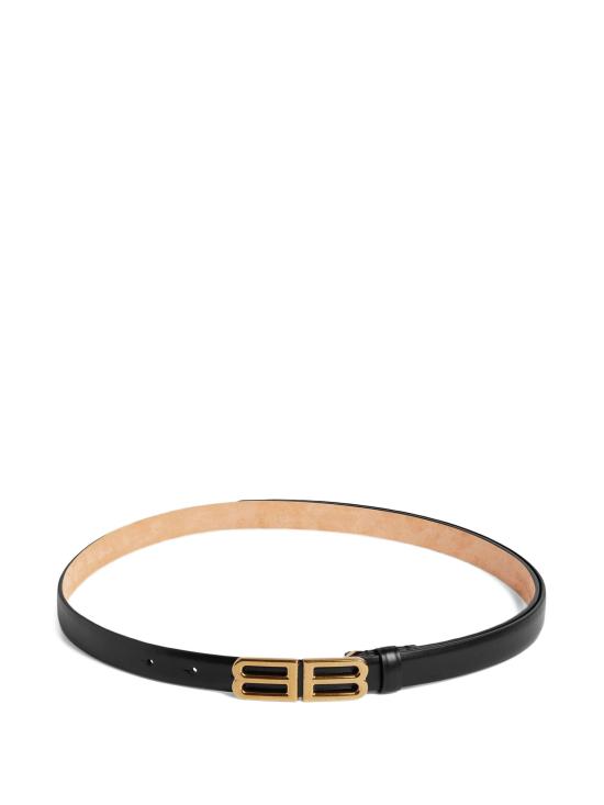 26SS 발렌시아가 레귤러 벨트 8687612ACKI 1000 BLACK - BALENCIAGA