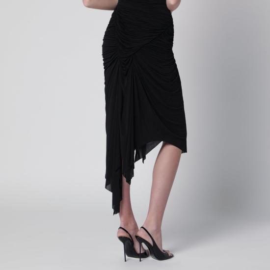 26SS 프란체스코 무라노 미디 스커트 SK433T06 999 BLACK - FRANCESCO MURANO