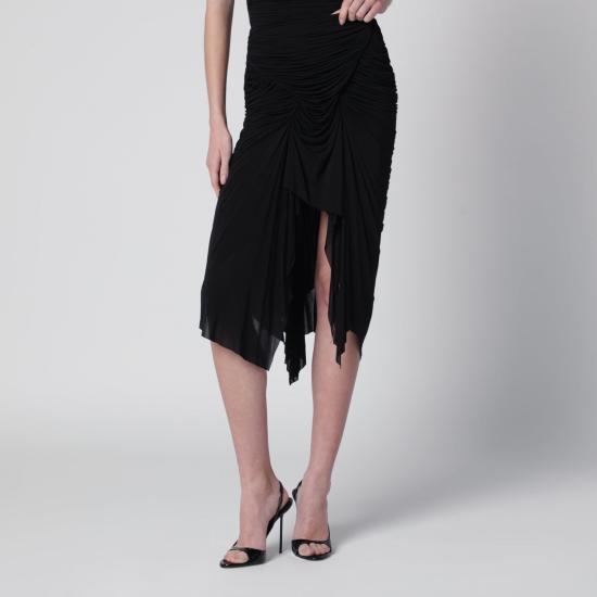 26SS 프란체스코 무라노 미디 스커트 SK433T06 999 BLACK