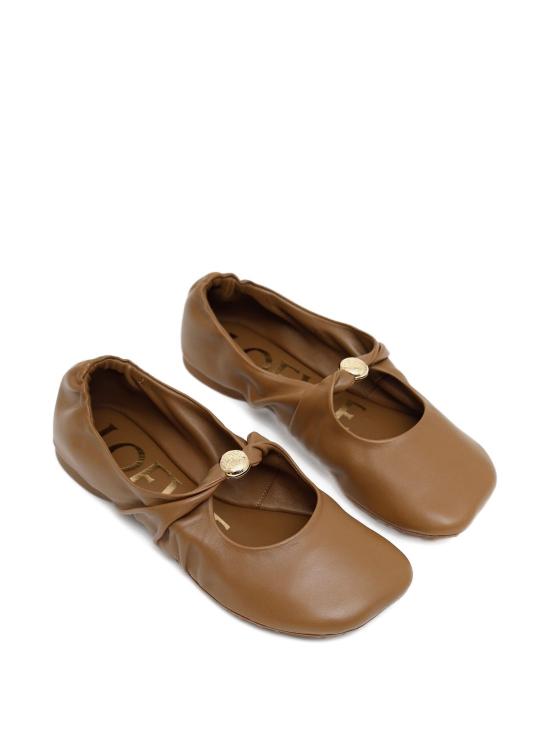 26SS 로에베 나파 램스킨 페블 소프트 발레리나 L815466X46LE 3980 BEIGE - LOEWE