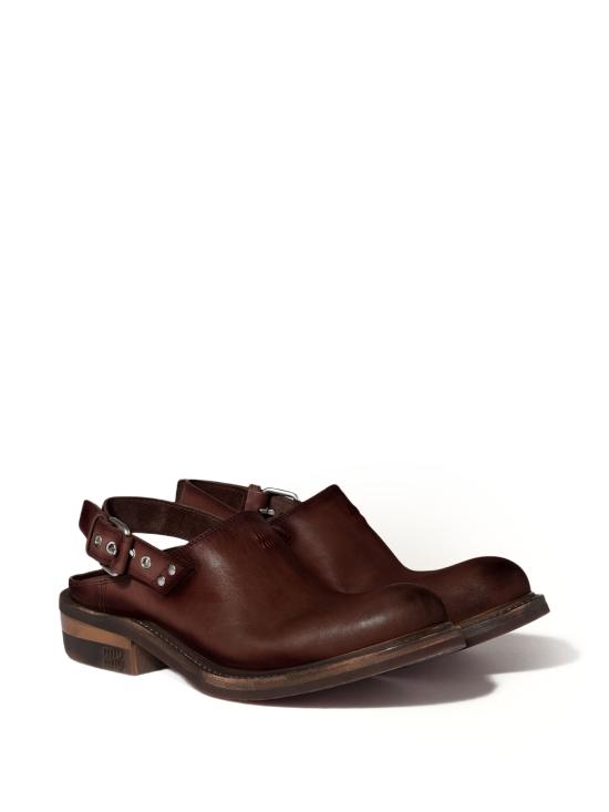 26SS 미우미우 샌들 5R667EA0455OD F0201 BROWN - MIU MIU