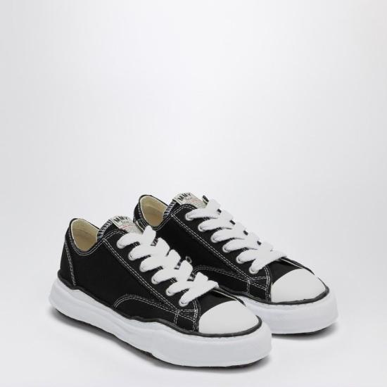 26SS 메종 미하라 야스히로 피터슨 OG 솔 캔버스 로우 A01FW702CO BLK BLACK