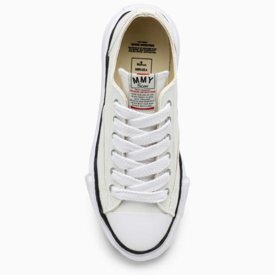 26SS 메종 미하라 야스히로 피터슨 OG 솔 캔버스 로우 A01FW702CO WHT WHITE - MAISON MIHARA YASUHIRO