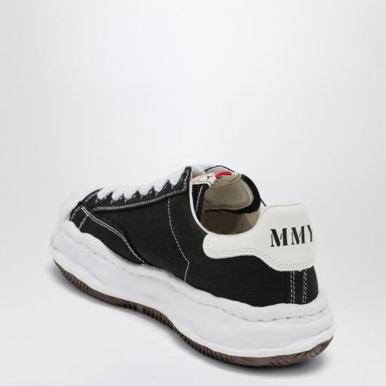 26SS 메종 미하라 야스히로 블레이키 OG 솔 캔버스 로우탑 스니커즈 A08FW735CO BLK BLACK - MAISON MIHARA YASUHIRO