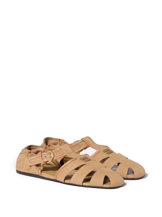 26SS 미우미우 샌들 5E635F0053ZMT F0JRS BROWN - MIU MIU