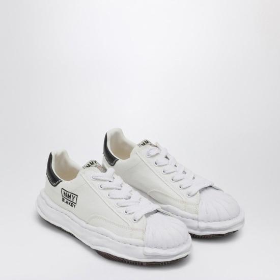 26SS 메종 미하라 야스히로 블레이키 OG 솔 캔버스 로우탑 스니커즈 A08FW735CO WHT WHITE