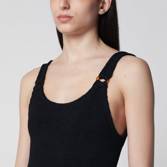 26SS 훈자 지 원피스 수영복 DOMINONY BLK BLACK - HUNZA G