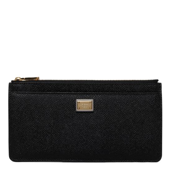 26SS 돌체앤가바나 Large Dauphine calfskin 카드 홀더 BI1265A1001 80999 BLACK