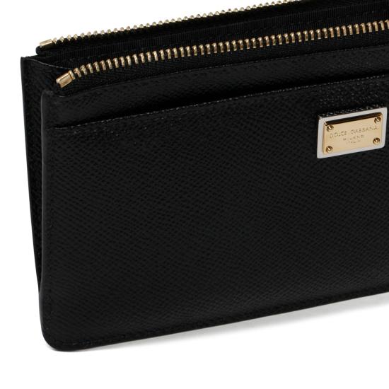 26SS 돌체앤가바나 Large Dauphine calfskin 카드 홀더 BI1265A1001 80999 BLACK - DOLCE & GABBANA