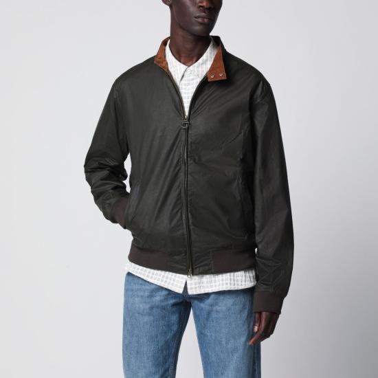26SS 바버 로이스톤 라이트웨이트 왁스 자켓 MWX1350MWX OL51 GREEN