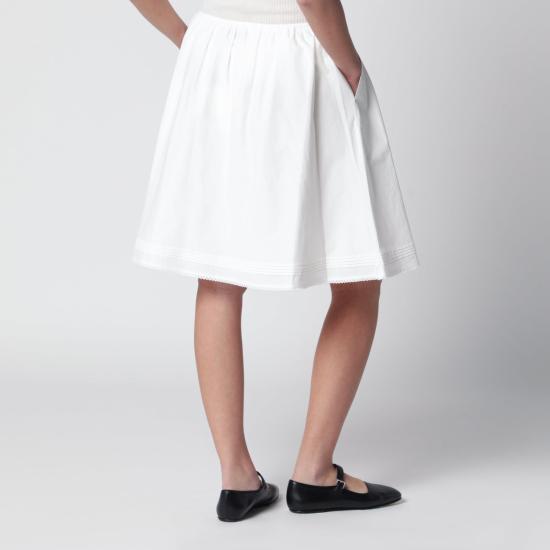 26SS 던스트 미디 스커트 UDSK6B225CO WT WHITE - DUNST