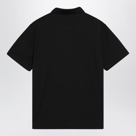 26SS 몽클레어 로고 패치 폴로 셔츠 8A0000489AVZ 999 BLACK - MONCLER