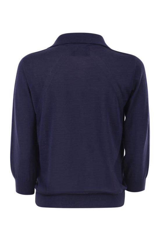 25SS 바니제 스웨터 V46058 BLU NAVY BLUNAVY BLUE - VANISÉ
