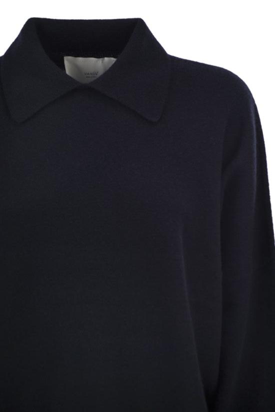 25FW 바니제 폴로 티셔츠 V54617 NOTTE NIGHT BLUE - VANISÉ