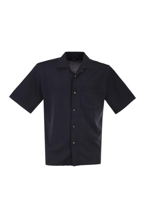 26SS 에르노 반팔 셔츠 CM000017U52059 9201 BLUE