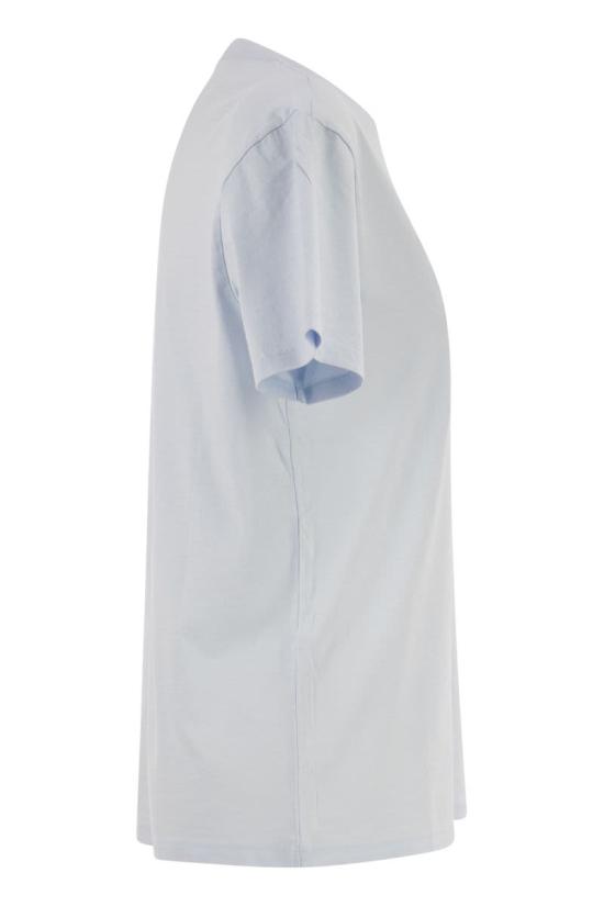 26SS 세인트바쓰 반팔 티셔츠 EMI0001 01097L LIGHT BLUE - MC2 SAINT BARTH