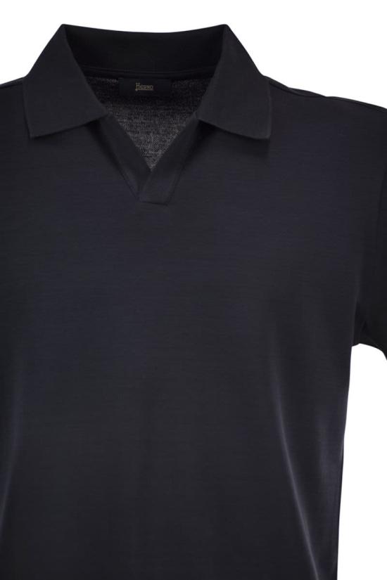 26SS 에르노 폴로 티셔츠 JV000004U52059 9201 BLUE - HERNO