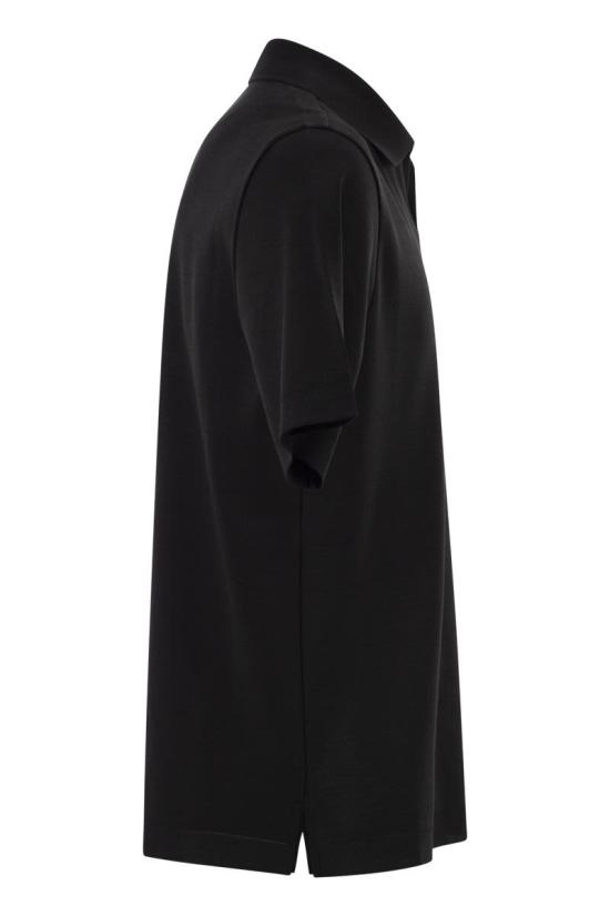 26SS 에르노 폴로 티셔츠 JV000004U52059 9300 BLACK - HERNO
