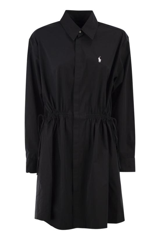 26SS 폴로 랄프로렌 미디 원피스 211B19986 002 BLACK