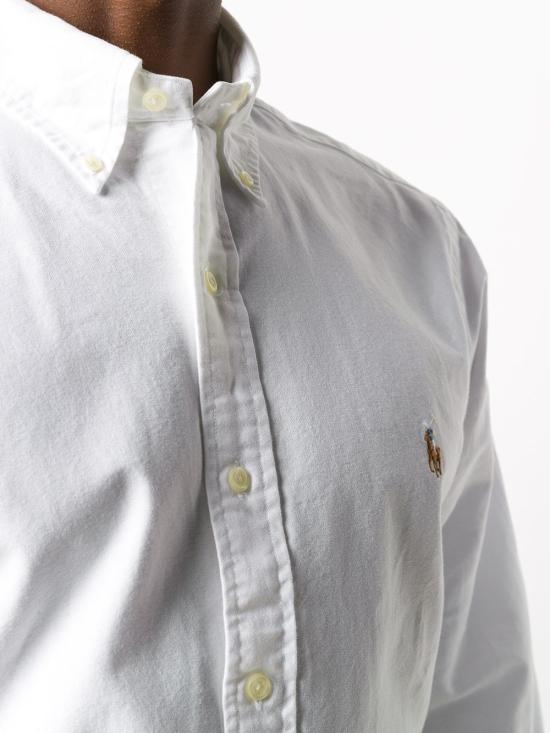 26FW 폴로 랄프로렌 컬러 포니 자수 커스텀 핏 버튼 다운 셔츠 710792041 001 WHITE - POLO RALPH LAUREN