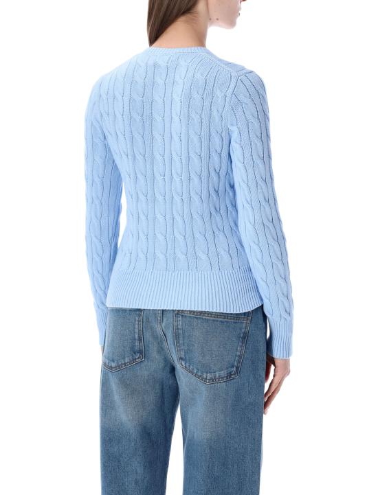 26SS 폴로 랄프로렌 폴로 자수 케이블 니트 가디건 211971868 513 BABY BLUE - POLO RALPH LAUREN