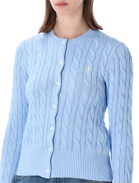 26SS 폴로 랄프로렌 폴로 자수 케이블 니트 가디건 211971868 513 BABY BLUE - POLO RALPH LAUREN
