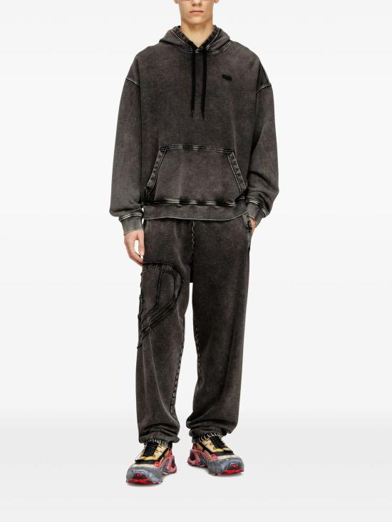 26SS 디젤 s-boxt-hood-den 후드티셔츠 A19325 0KIBZ9XXA CHARCOAL - DIESEL