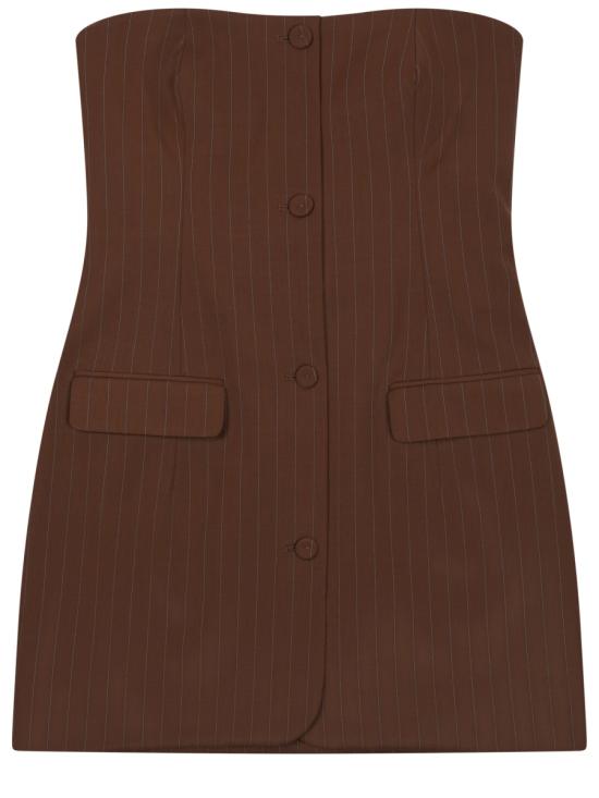 26SS 장 폴 고티에 미디 원피스 DR118 W0546056 BROWN