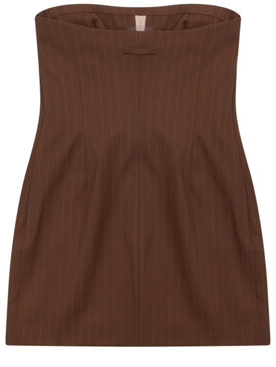 26SS 장 폴 고티에 미디 원피스 DR118 W0546056 BROWN - JEAN PAUL GAULTIER