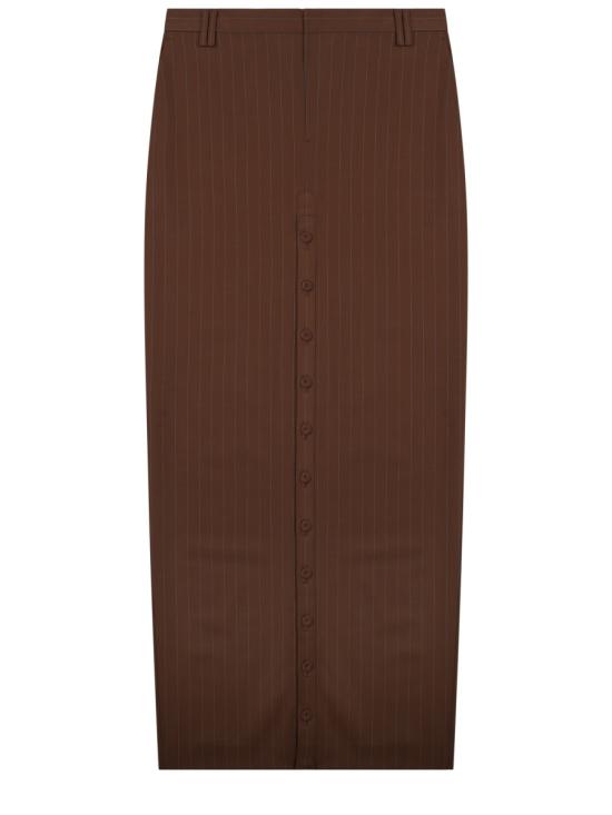 26SS 장 폴 고티에 미디 스커트 SK025 W0546056 BROWN