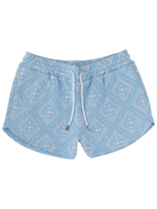 26SS 카사블랑카 숏팬츠 WSP26JTR336 01PALEBLUEWHITE AZURE