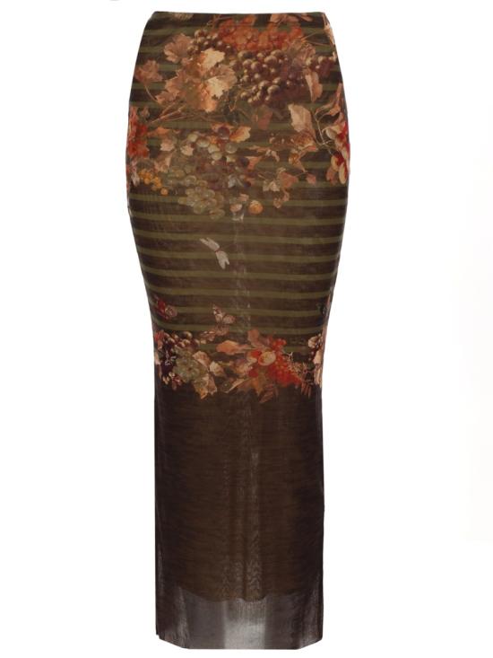 26SS 장 폴 고티에 롱 스커트 SK032 M014P4190 MULTICOLOUR