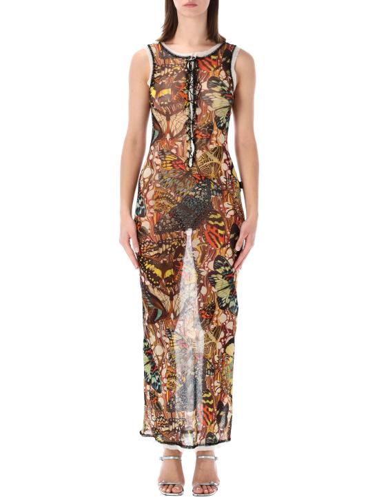 26SS 장 폴 고티에 롱 원피스 DR133 M020P1090 MULTICOLOUR