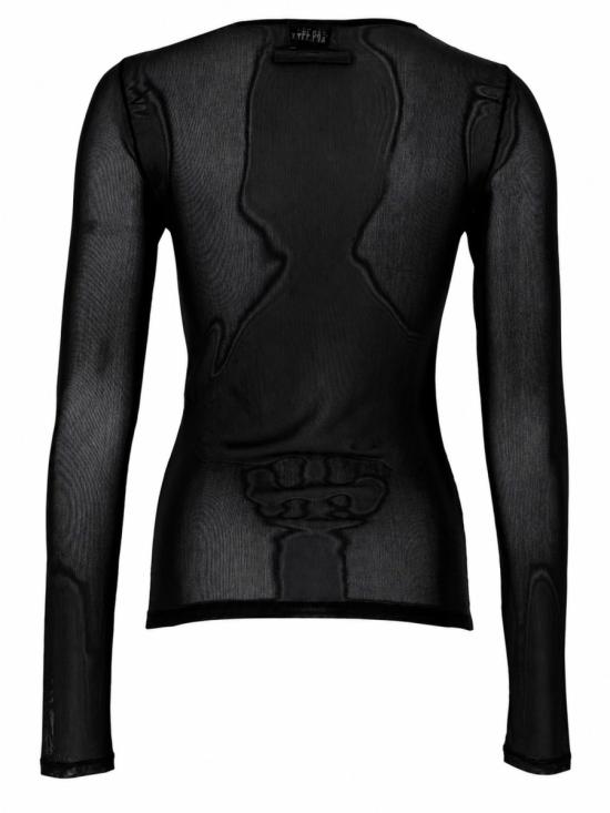 26SS 장 폴 고티에 긴팔 티셔츠 TO433 M01600 BLACK - JEAN PAUL GAULTIER