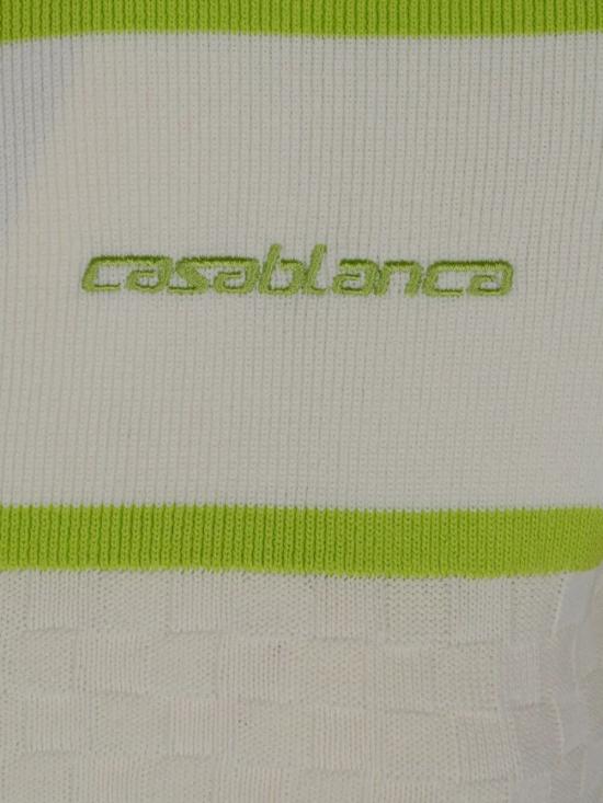 26SS 카사블랑카 폴로 티셔츠 WSP26KW1247 01WHITE - CASABLANCA