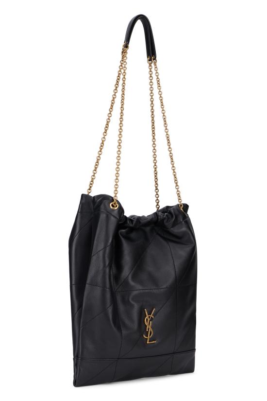 25FW 생로랑 제이미 4.3 포숑 램스킨 숄더백 781666AAB32001 black - SAINT LAURENT