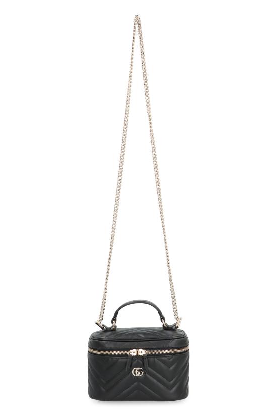 25FW 구찌 마몽 미니 배니티 백 837454AAET81000 black - GUCCI